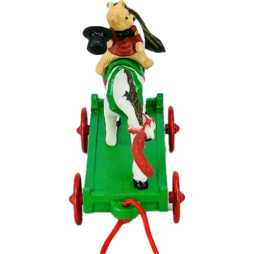 Hallmark A PONY FOR CHRISTMAS Keepsake Ornament #18 Bear on‎ Circus Pony 2015
